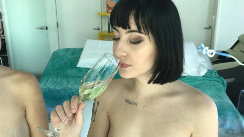 Drinking A Girls Piss From A Champagne Glass with Charlotte Sartre HD [Amateur, Hidden Cam] (2023 | Mp4)