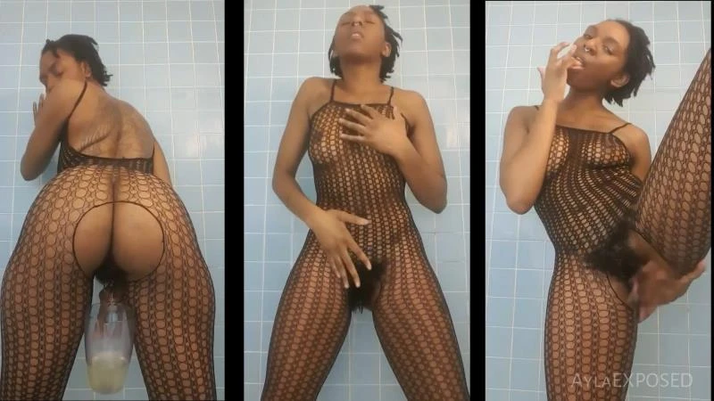 Stripping And Peeing In My Bodystocking with Ayla HD [Pussy Licking, Wet Toy,2144] (2023 | Mp4)