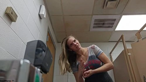 Candiecane Public Toilet Pee At A Company Meeting HD [Selfpee, Gaping Pussy] (2023 | Mp4)