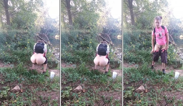 A Quick Hiking Squat And Pee with Joplinlady HD [Wc Voyeur Include Poo, Solo] (2023 | Mp4)