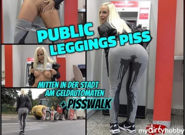 Public Leggings Piss And Pisswalk with Lara HD [Wet Clothes, Wet Panties] (2023 | Mp4)
