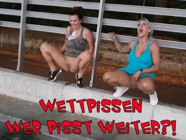 Wettpissen With Fitxxxsandy! Who Continues To Piss? with Aische-Pervers FullHD [Close Pink, Hard Urine] (2023 | MPEG-4)