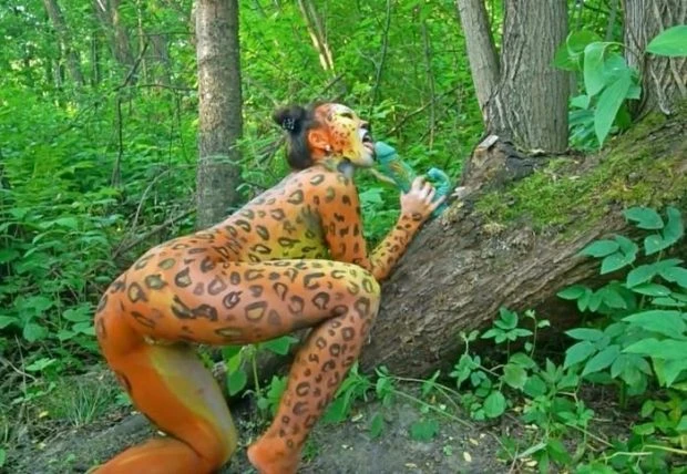Hot Asian Girl In Tiger Bodypaint Dildo Fuck And Pee FullHD [Pissing In Glass, Pissing] (2023 | MPEG-4)