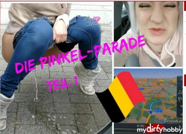 First Piss In Belgium! with Luisadiamant FullHD [Close Pink, Hard Urine] (2023 | MPEG-4)